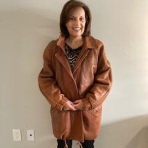 DAMSELLE BUTTER SOFT LEATHER 3/4 JACKET